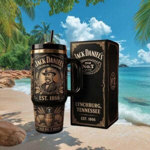 Jack Daniel’s Old No. 7 Brand Est. 1866 Embossed 40oz Tumbler with Gift Box Jack Daniel’s Old No. 7 Brand Est. 1866 Embossed 40oz Tumbler with Gift Box