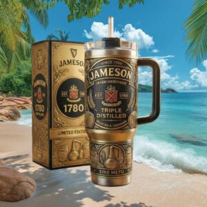 Jameson Irish Heritage Limited Edition Triple Distilled 40oz Tumbler Jameson Irish Heritage Limited Edition Triple Distilled 40oz Tumbler