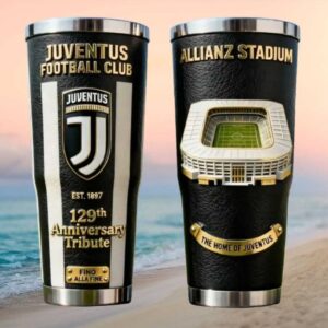 Juventus FC 129th Anniversary Tribute Leather Tumbler Allianz Stadium Edition