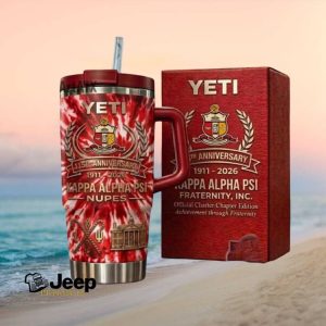 Kappa Alpha Psi Fraternity 115th Anniversary Custom Yeti Style Tumbler