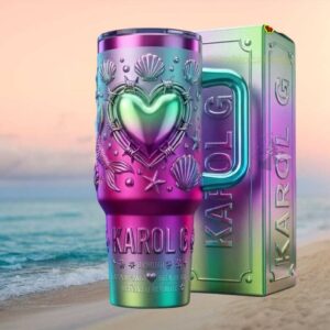 Karol G Mañana Será Bonito Iridescent 40oz Tumbler