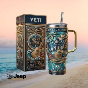 Kenny Chesney No Shoes Nation Songs for the Sandbar 40oz Tumbler