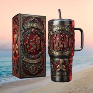 Korn Follow The Leader 40oz Tumbler with Handle and Gift Box