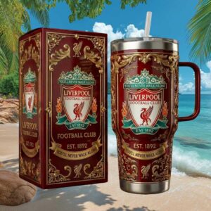 Liverpool Football Club Luxury Embossed 40oz Tumbler with Gift Box Liverpool Football Club Luxury Embossed 40oz Tumbler with Gift Box