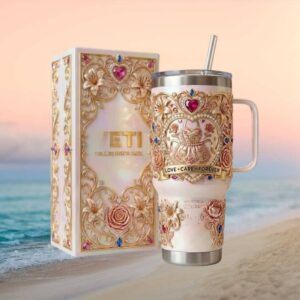 Love Care Forever Mother's Day Pearl & Rose 3D Tumbler