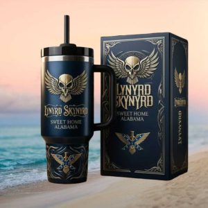 Lynyrd Skynyrd Sweet Home Alabama Southern Rock Eagle 40oz Tumbler