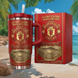 Manchester United “Glory Glory Man United” Theatre of Dreams 40oz Fan Tumbler Manchester United “Glory Glory Man United” Theatre of Dreams 40oz Fan Tumbler