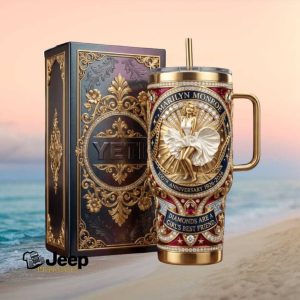 Marilyn Monroe 100th Anniversary Collector’s Edition Gold Embossed 40oz Tumbler with Gift Box