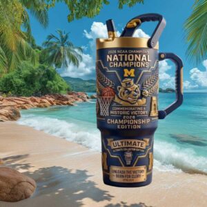 Michigan 2026 NCAA National Champions Ultimate Collector’s Edition Victory Tumbler
