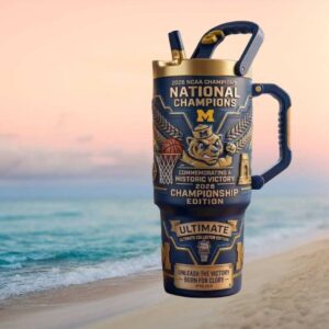 Michigan 2026 NCAA National Champions Ultimate Collector’s Edition Victory Tumbler