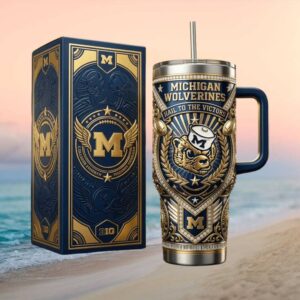 Michigan Wolverines “Hail to the Victors” Championship 40oz Tumbler