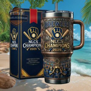 Milwaukee Brewers 2025 NLCS Champions Limited Edition Collector’s Tumbler