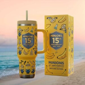 Minions 15th Anniversary Banana Edition Yellow Insulated Tumbler