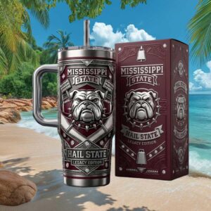 Mississippi State Bulldogs Hail State Legacy Edition 40oz Stainless Steel Tumbler