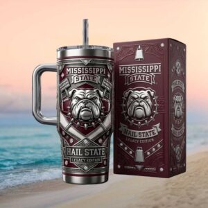 Mississippi State Bulldogs Hail State Legacy Edition 40oz Stainless Steel Tumbler