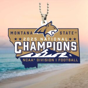 Montana State 2025 National Champions NCAA Division I Football Ornament