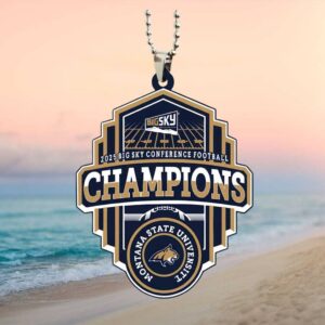 Montana State University Big Sky Conference Football Champions Ornament