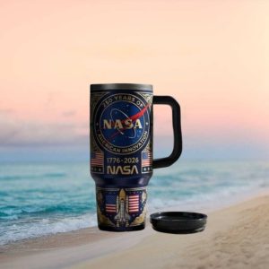 NASA 250 Years of American Innovation Space Shuttle Moon Mission Tumbler