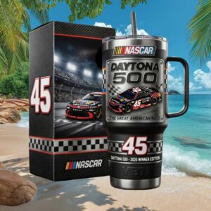 NASCAR Daytona 500   2026 Winner Edition Carbon Fiber Style Tumbler