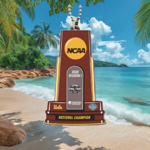 NCAA 2026 Division I National Champion UCLA Trophy Car Ornament NCAA 2026 Division I National Champion UCLA Trophy Car Ornament