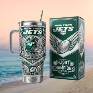 New York Jets Flight of Legends Collector’s Edition Insulated Travel Tumbler