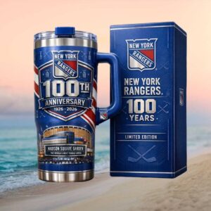 New York Rangers 100th Anniversary Madison Square Garden Limited Edition Tumbler