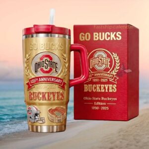 Ohio State Buckeyes 135th Anniversary 1890 2025 Go Bucks YETI Edition Tumbler