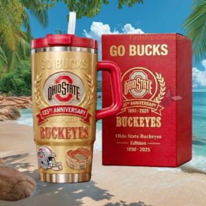 Ohio State Buckeyes 135th Anniversary 1890 2025 Go Bucks YETI Edition Tumbler