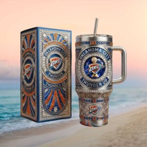Oklahoma City Thunder NBA Championship Legacy Crystal Studded Tumbler