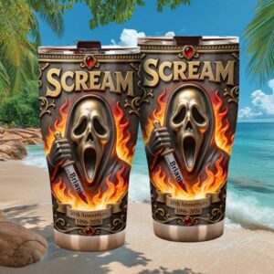 Personalized Brian Scream Movie 30th Anniversary 1996 2026 Ghostface Tumbler Personalized Brian Scream Movie 30th Anniversary 1996 2026 Ghostface Tumbler
