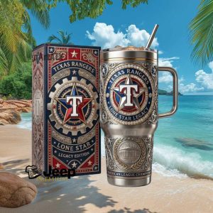 Texas Rangers Lone Star Legacy American League Champions 40oz Tumbler