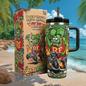 Rat Fink Hot Rod Legend Limited Edition 40oz Stainless Steel Tumbler
