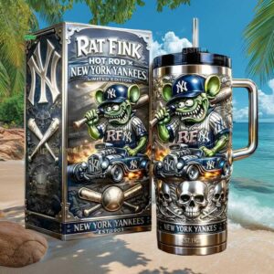 Rat Fink Hot Rod x New York Yankees Limited Edition Collector Tumbler