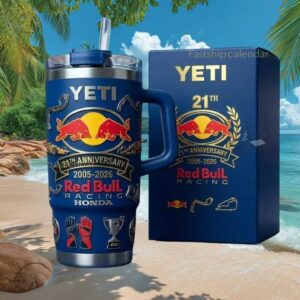 Red Bull Racing Honda 21st Anniversary 2005 2026 YETI 40oz Tumbler