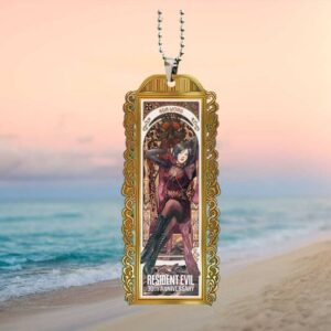 Resident Evil 30th Anniversary Ada Wong Art Nouveau Car Ornament