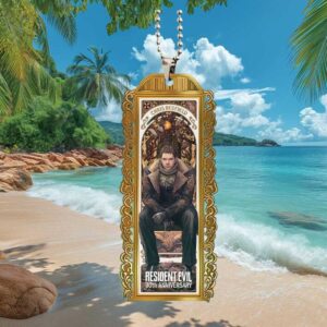 Resident Evil 30th Anniversary Chris Redfield Commemorative Car Ornament Resident Evil 30th Anniversary Chris Redfield Commemorative Car Ornament