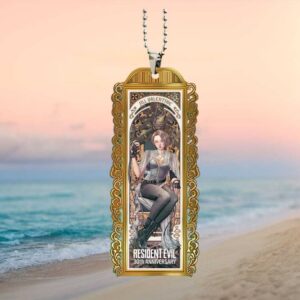 Resident Evil 30th Anniversary Jill Valentine Art Deco Car Ornament