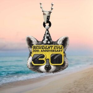 Resident Evil 30th Anniversary Raccoon City Party Hat Car Ornament