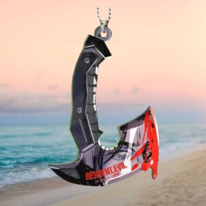 Resident Evil Bloody Axe Survival Horror Game Car Ornament
