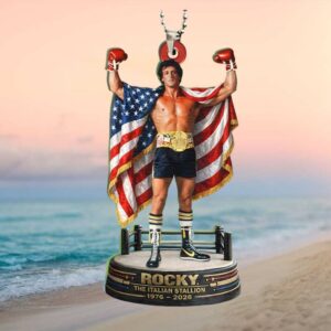 Rocky Balboa The Italian Stallion 50th Anniversary 1976 2026 Car Ornament (2)