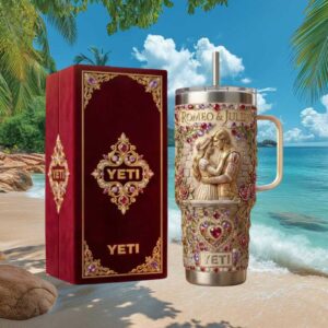Romeo and Juliet Shakespearean Romance 3D Velvet Box Tumbler Romeo and Juliet Shakespearean Romance 3D Velvet Box Tumbler