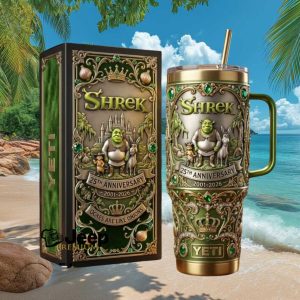 Shrek 25th Anniversary 2001 2026 Ogres Are Like Onions Tumbler