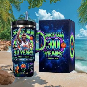 Space Jam 30th Anniversary 1996 2026 Michael Jordan Tune Squad Galaxy Edition Tumbler