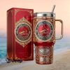 Utah Utes Go Utes College Football Fan 40oz Insulated Tumbler with Handle Utah Utes Go Utes College Football Fan 40oz Insulated Tumbler with Handle
