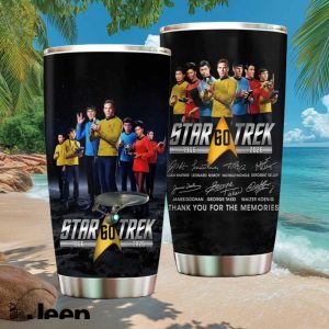 Star Trek Original Series 60th Anniversary Cast Signature Tumbler