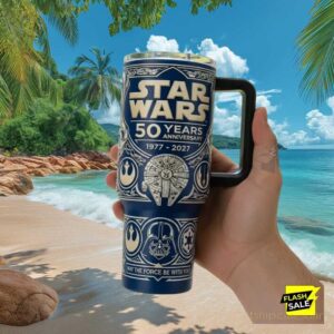 Star Wars 50th Anniversary Limited Edition 40oz Tumbler Darth Vader & Rebel Alliance Tumbler
