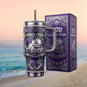 TCU Horned Frogs Purple Reign NCAA Collegiate 3D Jewel Design