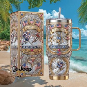 Team USA Milano Cortina 2026 Winter Olympics Chasing Gold 40oz Tumbler