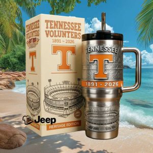Tennessee Volunteers Heritage Edition 1891 2026 Custom Engraved Stadium Tumbler Tumbler