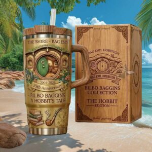 The Hobbit Bilbo Baggins 25th Anniversary Bag End Collection Tumbler